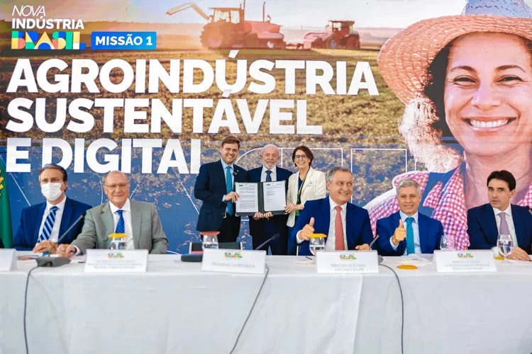 Presidente Lula durante durante anúncio de investimentos para a agroindústria, no Palácio do Planalto. Ricardo Stuckert