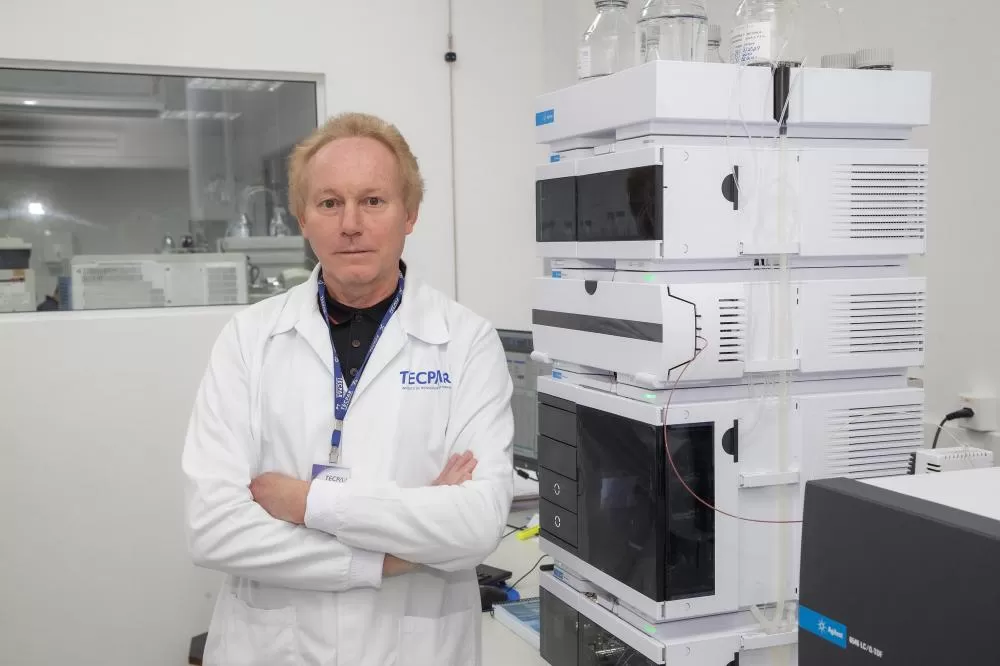 CURITIBA, 04/12/2024; - Pesquisador Cesa Lenz do TECPAR Foto: Hedeson Alves/TECPAR