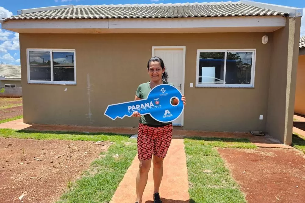Com investimento do Estado, 100 famílias de Foz do Iguaçu conquistam a casa própria Foto: Escritório Regional da Cohapar de Cascavel