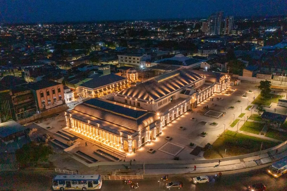 Reabertura do Mercado São Brás marca primeira grande entrega de infraestrutura para a COP 30, em Belém (PA)