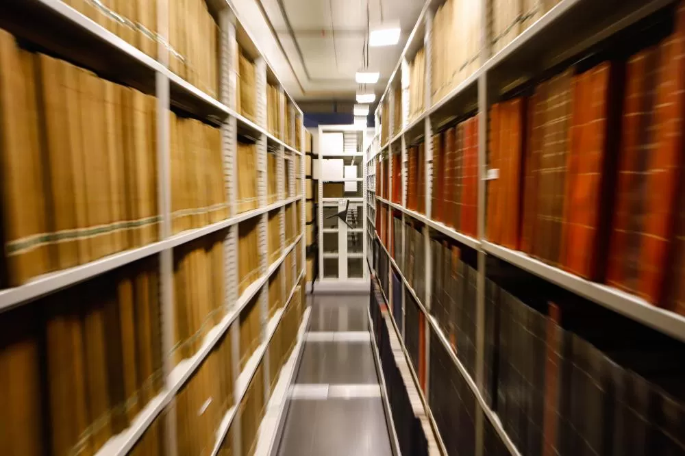 Curitiba, 22 de julho de 2024 - Acervo de documentos no Arquivo Público do Paraná. Foto: Roberto Dziura Jr/AEN