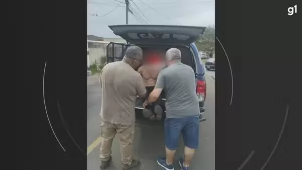 Homem foi preso durante o Natal — Foto: Polícia Civil