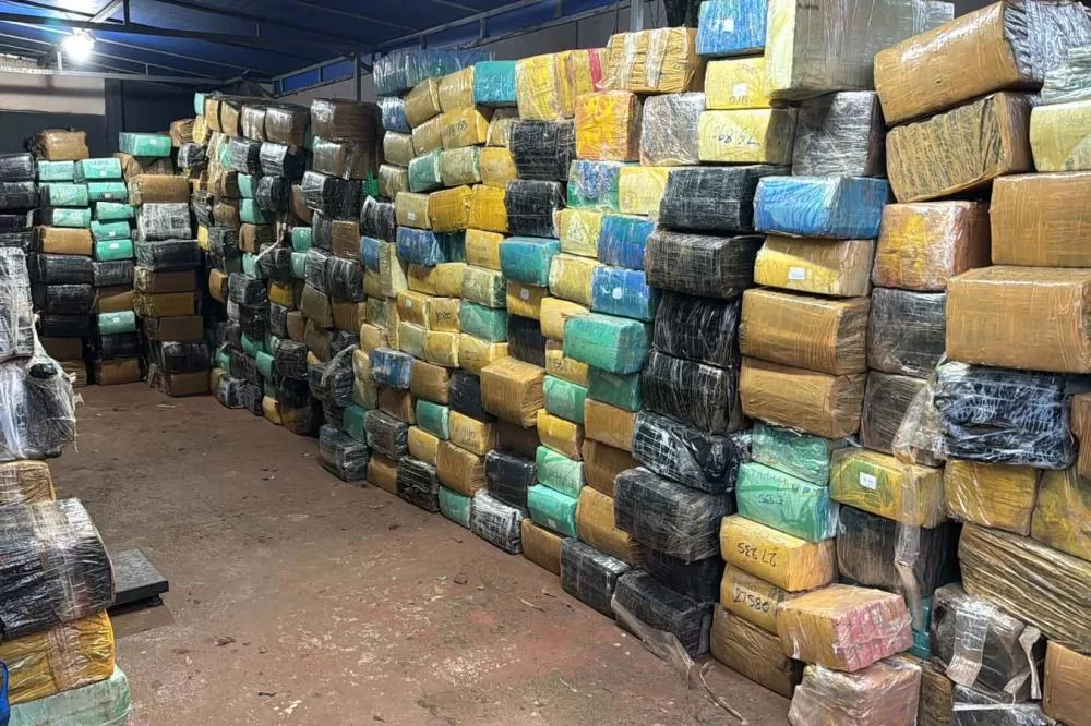 Com 444 toneladas, Paraná foi o segundo estado que mais apreendeu drogas em 2024 Foto: SESP