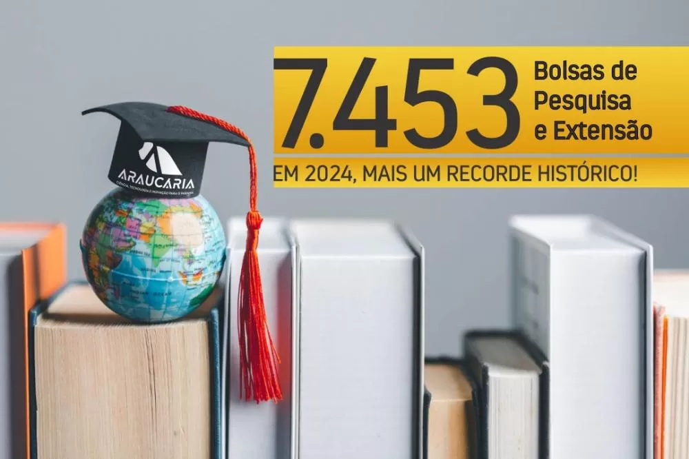 Fundação Araucária bate novo recorde de concessão de bolsas de pesquisa com 7.453 concedidas em 2024 Foto: Fundação Araucária