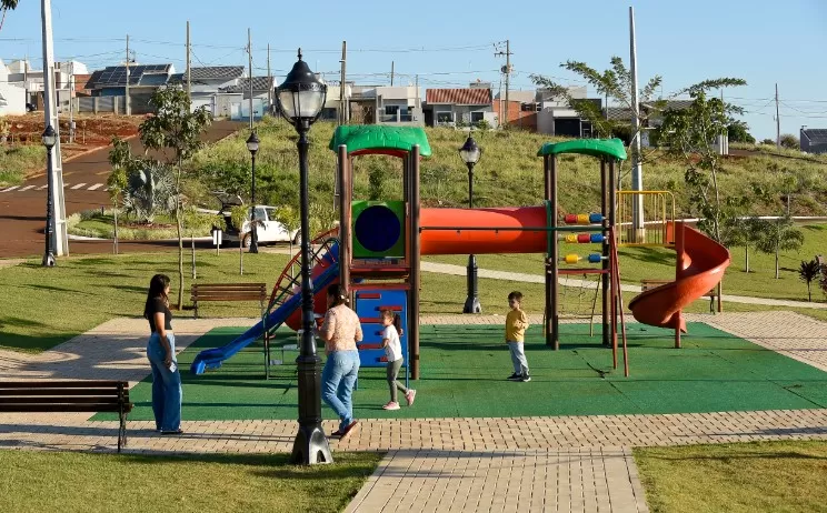 Parque Urbano de Campina da Lagoa: inaugurado em 2024 com investimento de R$ 535 mil do Governo do Estado. Foto: Denis Ferreira Netto/SEDEST
