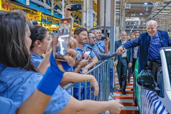 O avanço da indústria fortalece o PIB e amplia a geração de empregos. Ricardo Stuckert