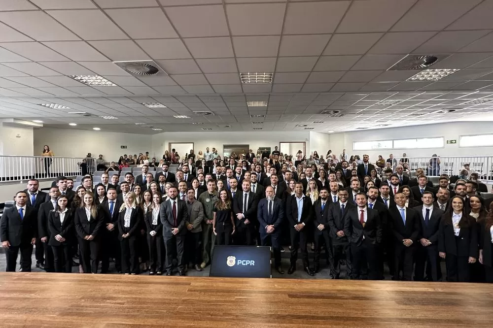 PCPR reforça efetivo com a posse de 103 policiais aprovados em concurso Foto: Gabriela Twardowski/PCPR