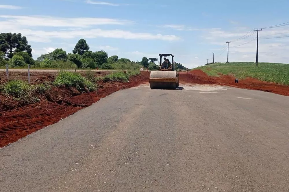Com bom ritmo de serviços, começa concretagem na duplicação em Guarapuava