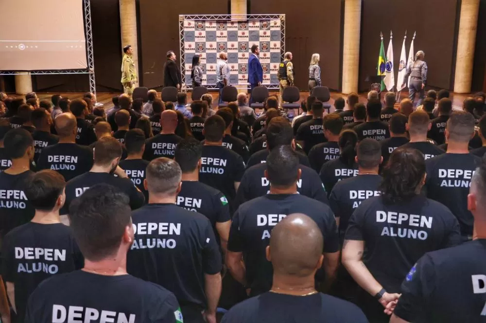 Polícia Penal do Paraná inicia curso de formação aos aprovados em concurso público Foto: Ricardo Almeida/SESP