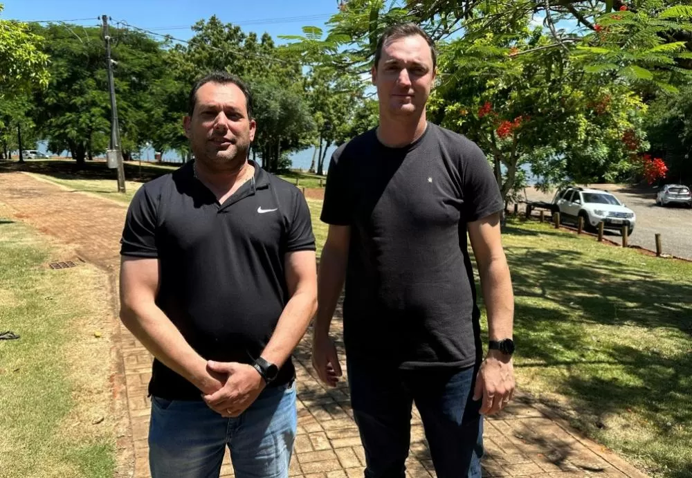 Secretários de Planejamento e de Esporte, Lazer e Turismo realiza visita técnica ao Parque de Lazer de Entre Rios do Oeste