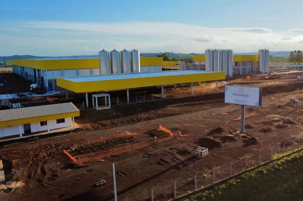 Fábrica de Piracanjuba em São Jorge D'Oeste. Foto: Divulgação/Piracanjuba
