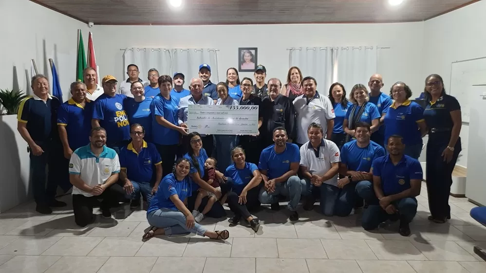 Rotary International Distrito 4440 Repassa R$ 155 Mil para Ajudar Famílias Atingidas por Enchentes em Rio Branco