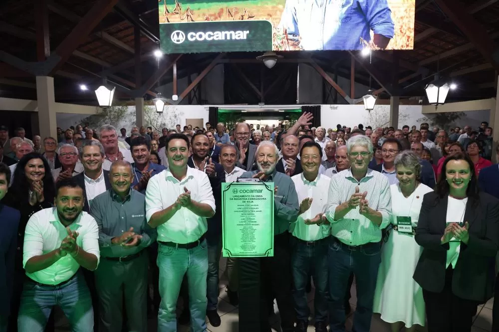 Com apoio do Estado, Cocamar vai investir R$ 750 milhões em esmagadora de soja em Maringá Foto: Jonathan Campos/AEN