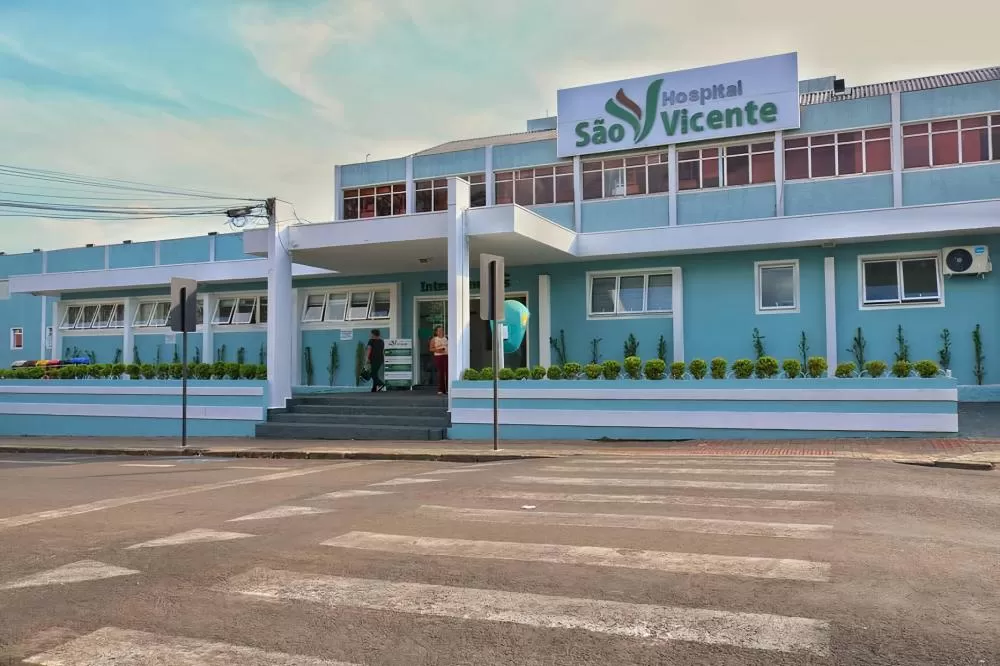 Fachada do Hospital São Vicente. Foto: Divulgação.