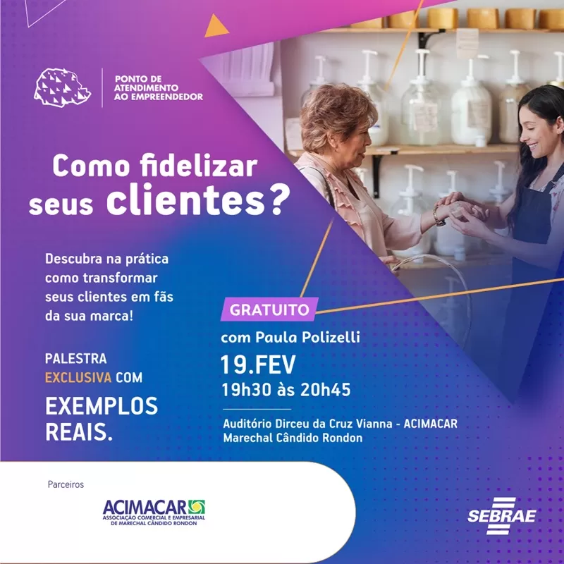 Palestra Gratuita - Como fidelizar seus clientes?