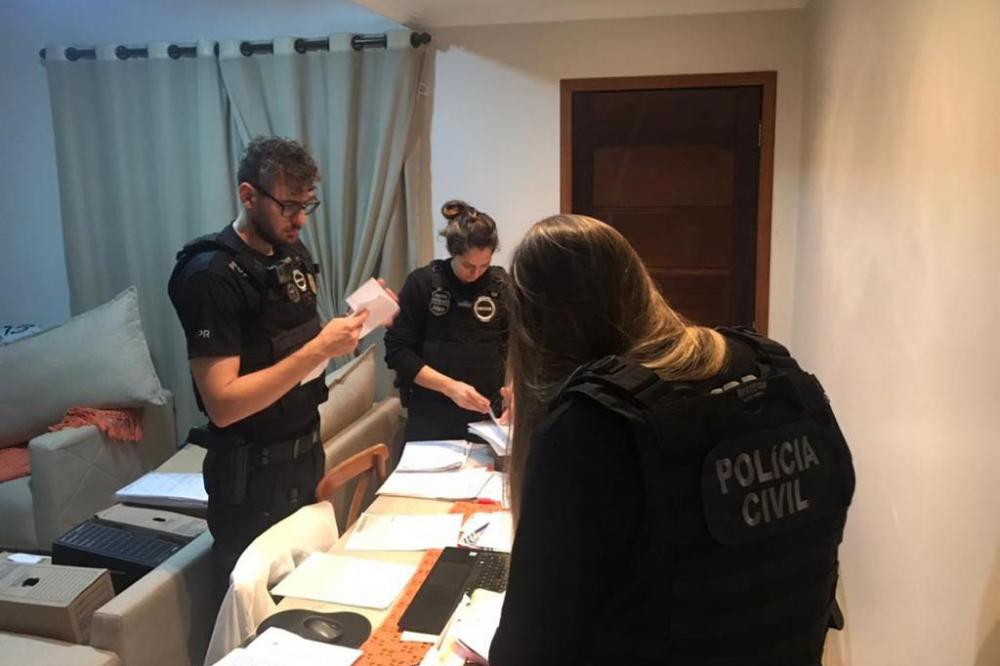 Operação da PCPR e MPPR com 101 ordens judiciais mira traficantes que atuavam em diversos estados Foto: PCPR