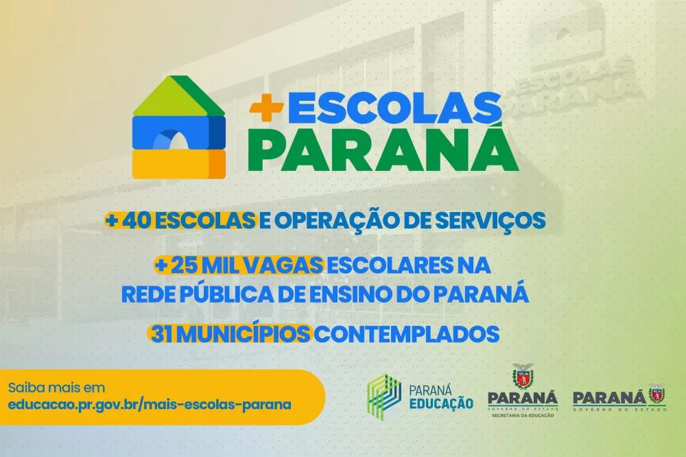 Expansão da educação: Mais Escolas Paraná avança com participação da comunidade Foto: SEED-PR