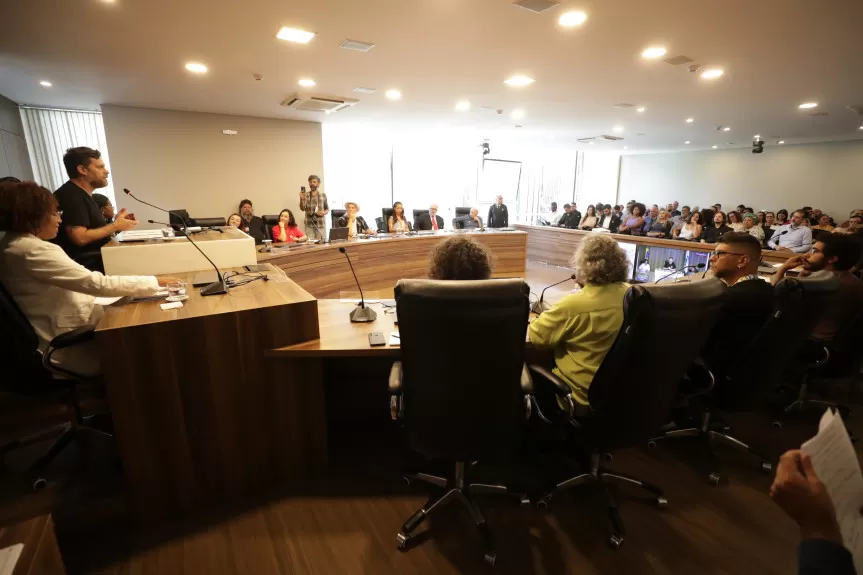 Audiência aconteceu no Auditório Legislativo da Casa na tarde desta sexta-feira (14).Créditos:Orlando Kissner/Alep