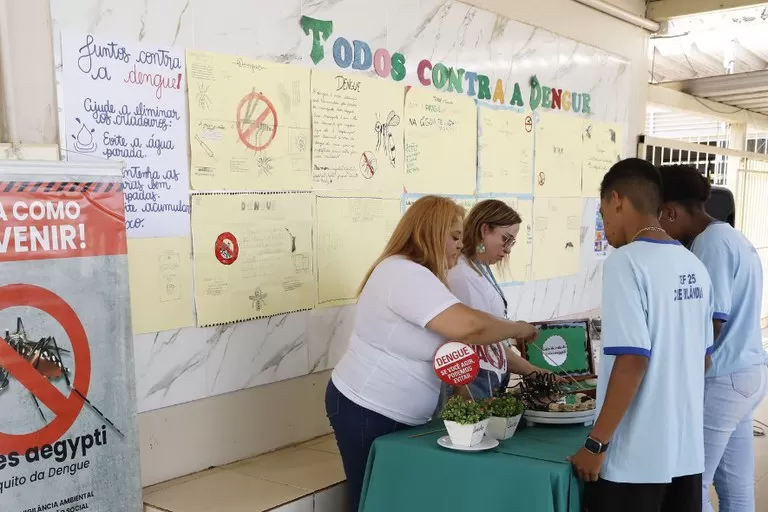 Semana intensifica a promoção de atividades lúdicas para a identificação e a eliminação de criadouros do Aedes aegypti - Foto: Jhonatan Cantarelle / Agência Saúde DF