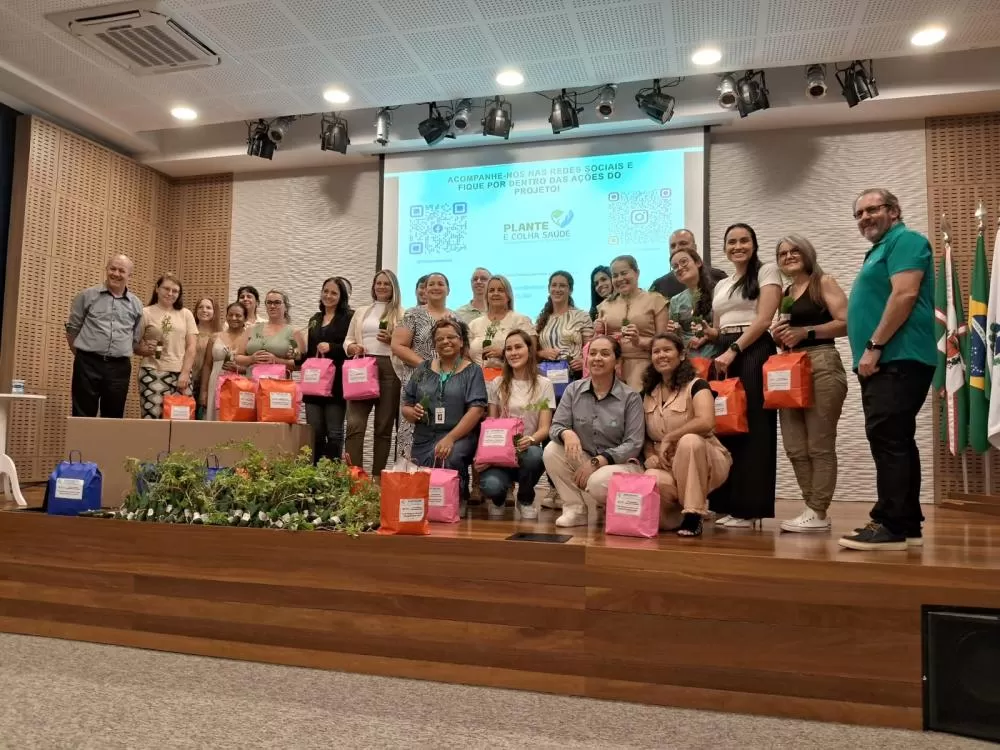 Plante e Colha Saúde leva ações para projeto Saúde e Bem Viver