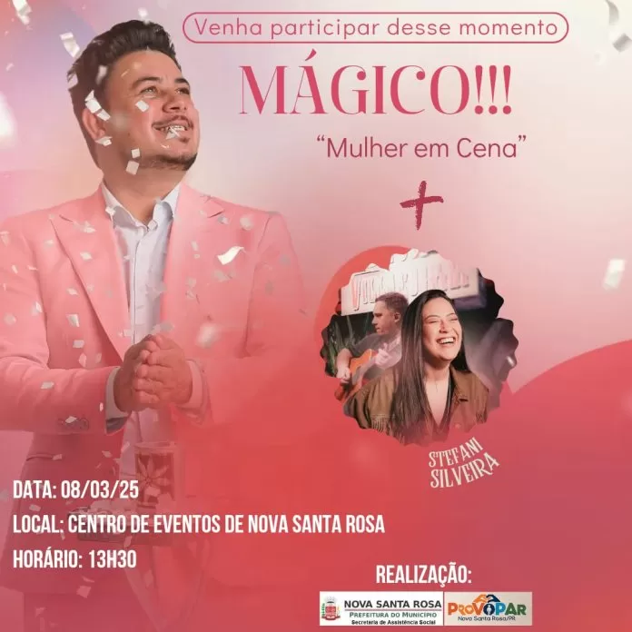 Secretaria de Assistência Social de Nova Santa Rosa realizará evento aluviso ao Dia Internacional da Mulher