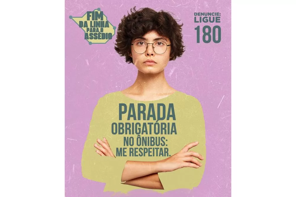 Fim da linha: Amep lança campanha contra o assédio no transporte coletivo da RMC Foto: AMEP