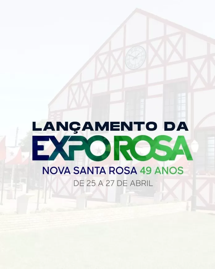 Lançamento oficial da Expo Rosa 2025 ocorrerá na próxima quinta-feira (06)