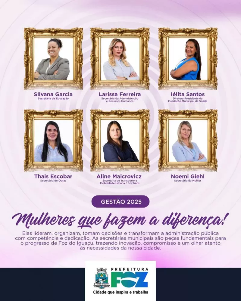 Prefeitura homenageia lideranças femininas de forma simbólica ao 8 de março