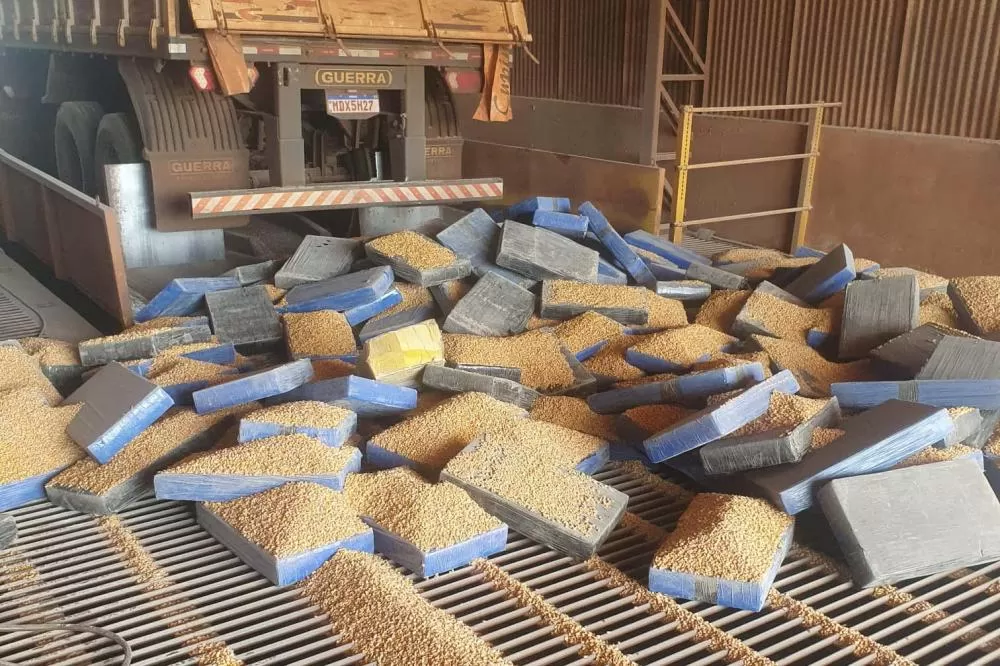 PCPR apreende 7,7 toneladas de maconha em apoio à polícia do Magro Grosso do Sul Foto: Bárbara Strapasson/PCPR