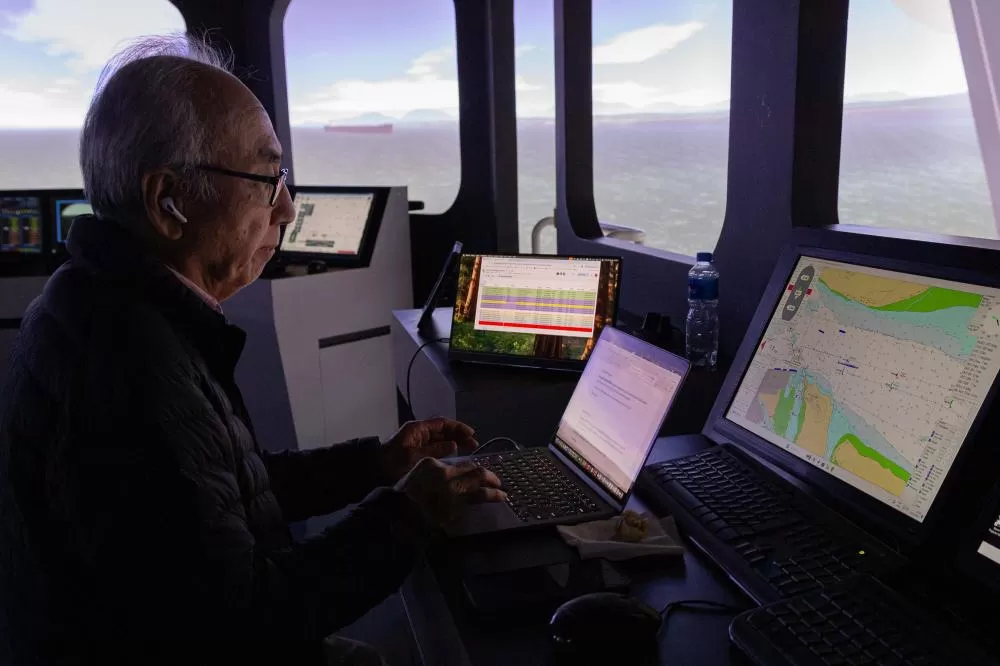 Engenheiros da Portos do Paraná realizam simulação de atracação de navios de cruzeiro Foto: Tanque de Provas Numérico/TPN-USP