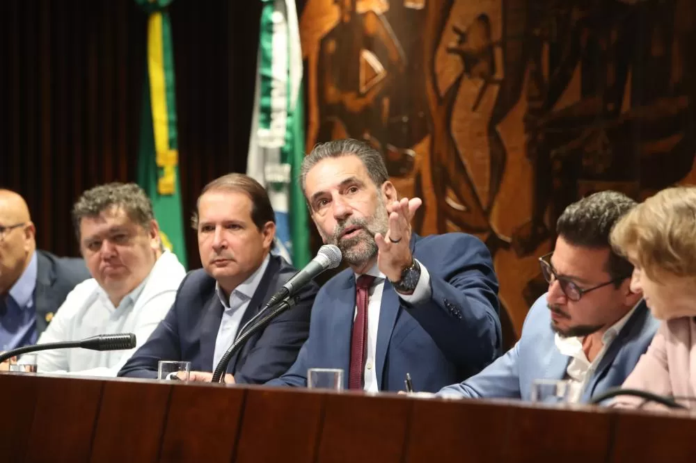 DGB durante audiência na Assembleia do Paraná. Foto: Orlando Kissner/ALEP
