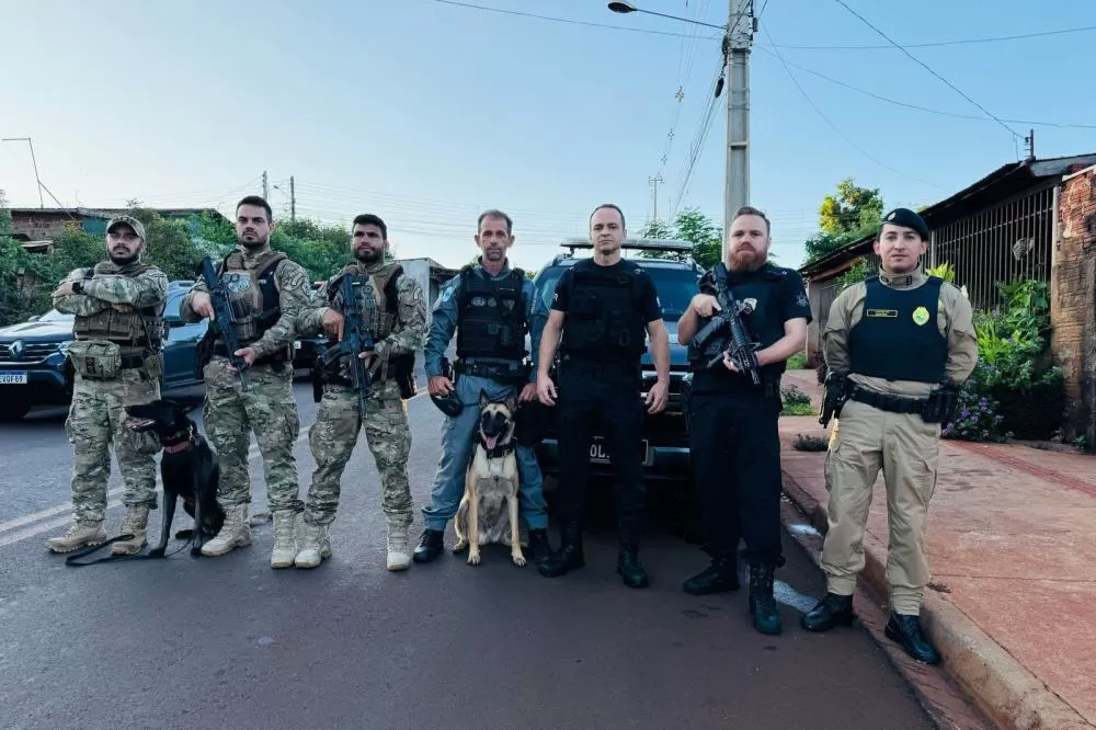 PCPR, PMPR e PPPR prendem 10 pessoas em operação integrada no Norte do Estado Foto: PCPR