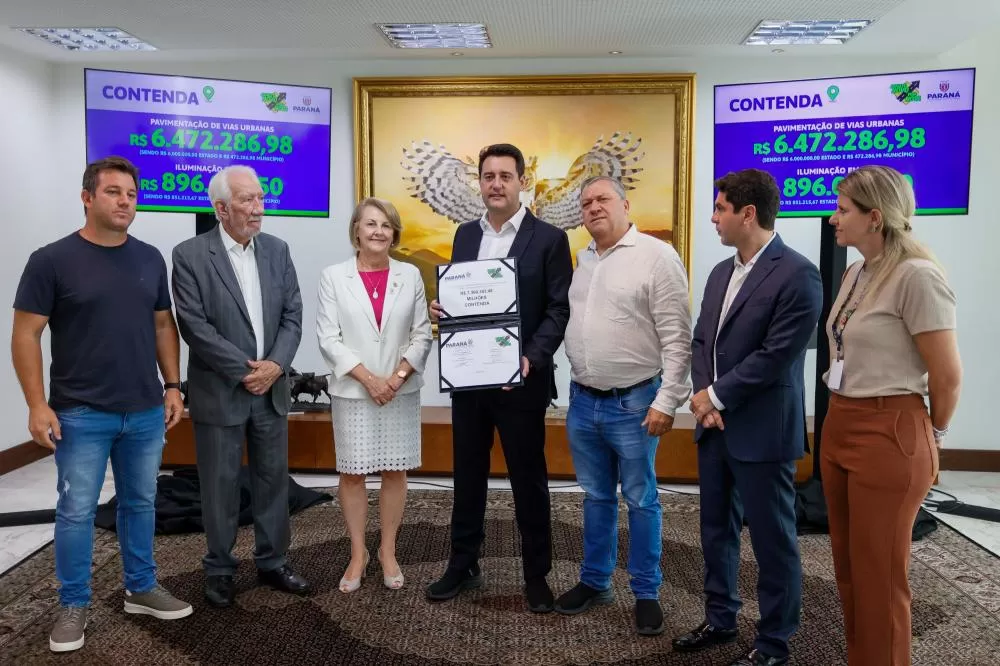 Asfalto Novo, Vida Nova: Ratinho Junior libera mais R$ 33,6 milhões para nove cidades Foto: Gabriel Rosa/AEN