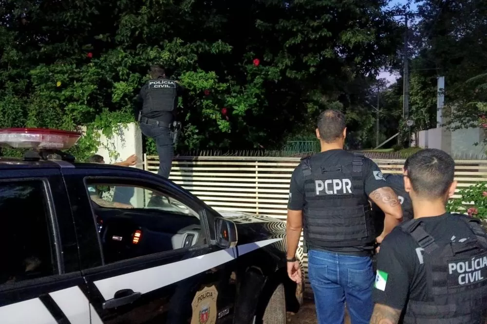 PCPR cumpre nove mandados em operação que investiga desvio de R$ 2,5 milhões em Cascavel Foto: PCPR