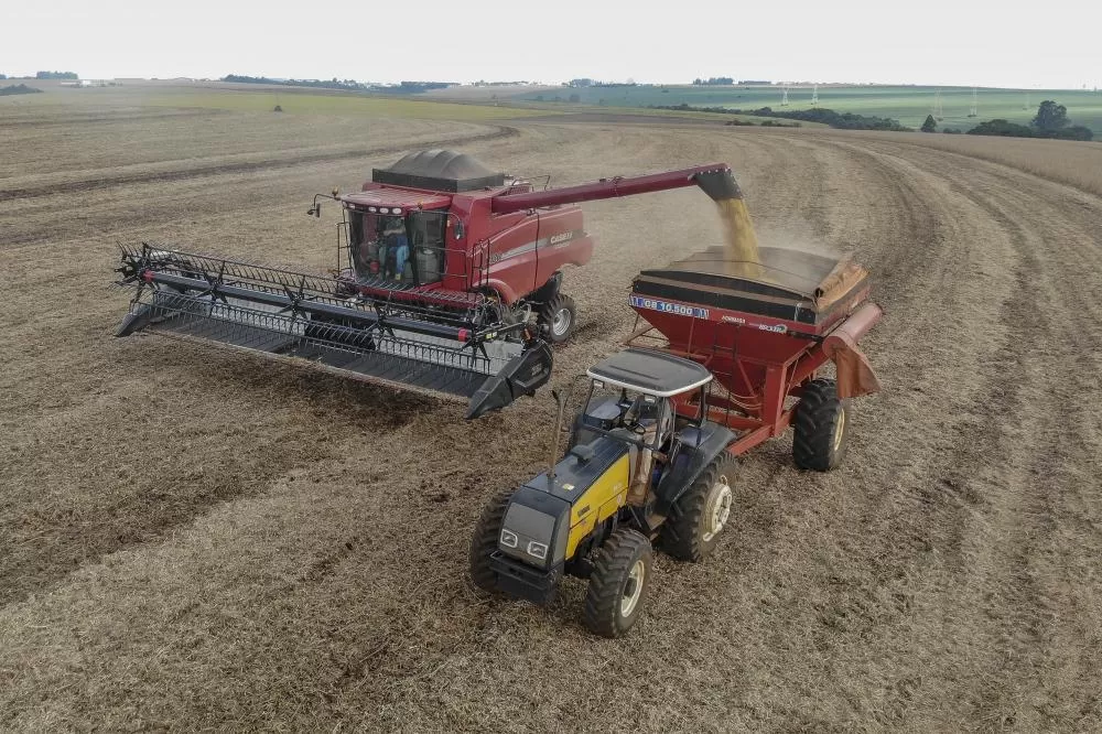 Colheita do soja Foto: Gilson Abreu/AEN