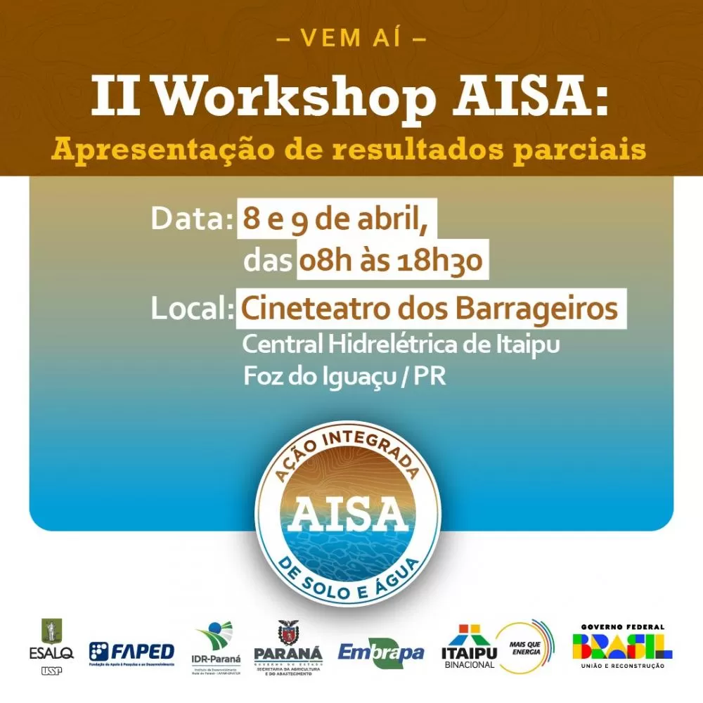 Evento apresenta pesquisas sobre solo, água, clima, florestas e sistemas de produção vegetal e animal