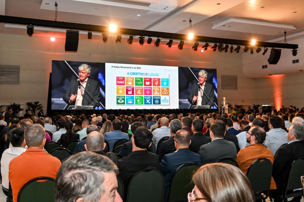 Diretor Carlos Carboni falou sobre a importância das parcerias. Foto: Rafa Kondlatsch/Itaipu Binacional