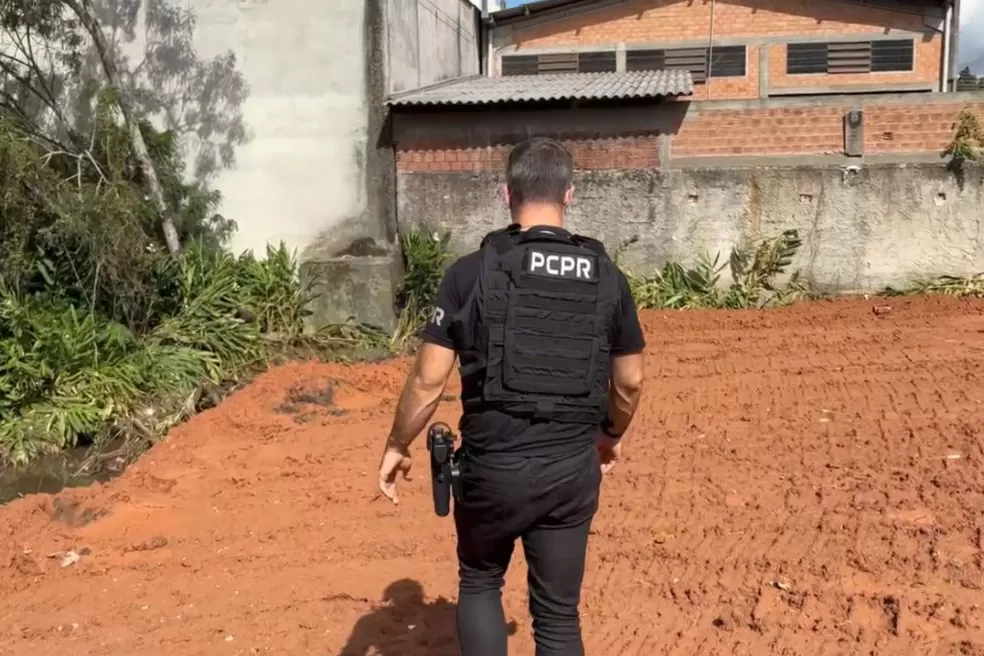 PCPR prende homem por desmatar área de proteção ambiental em Curitiba Foto: Guilherme Dias/PCPR