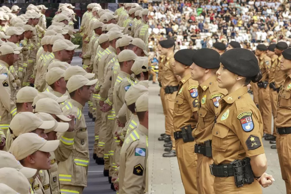 Inscrições para concursos da PM e Corpo de Bombeiros do Paraná estão abertas Foto: AEN
