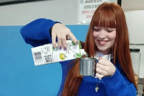 Governo do Paraná inclui água de coco no cardápio da alimentação escolar Foto: Raphael Marcondes/NRE Ponta Grossa