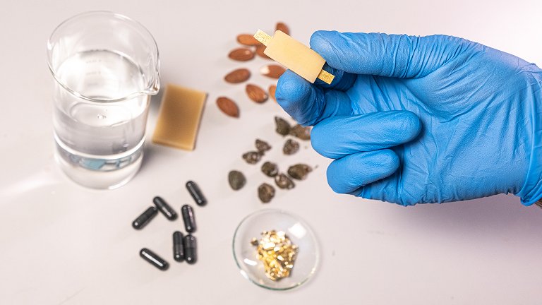 O campo da eletrônica médica precisa de fontes de energia: Uma bateria comestível é a solução. (Foto: Instituto Italiano di Tecnologia (IIT)