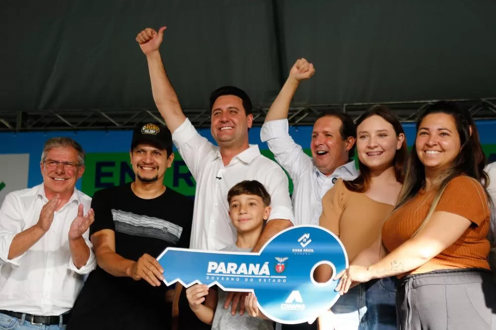 Governador inaugura bairro planejado com 371 casas em Assis Chateubriand Foto: Jonathan Campos/AEN