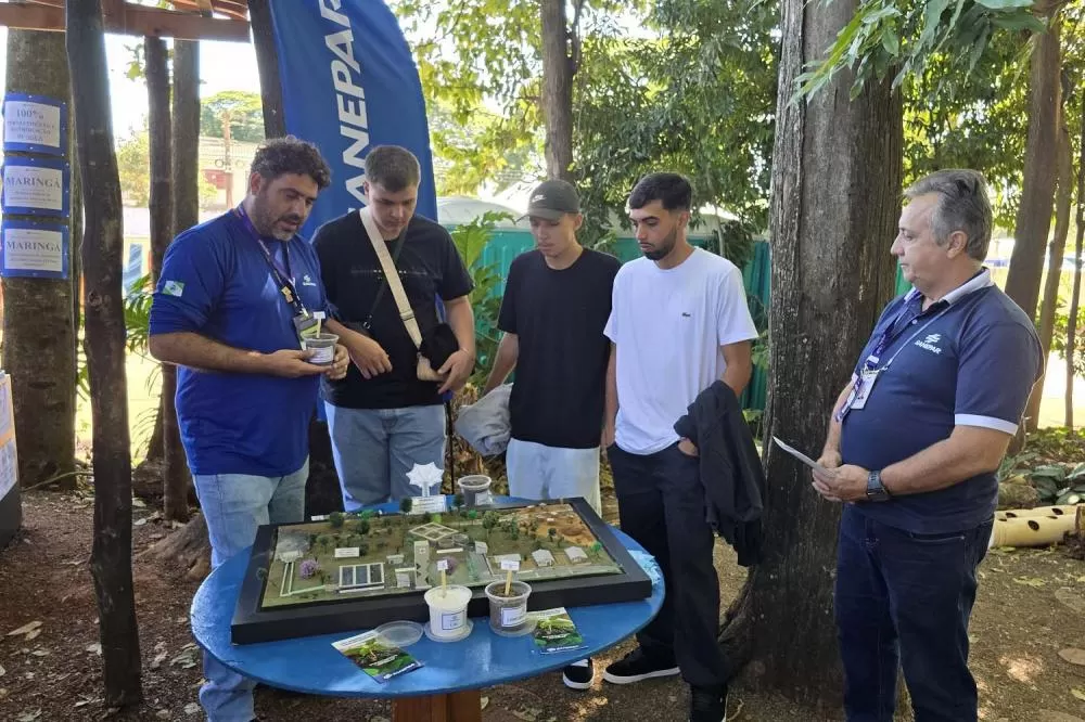 Sanepar apresenta Programa Uso Agrícola do Lodo de Esgoto na 51.ª Expoingá. Foto: Sanepar