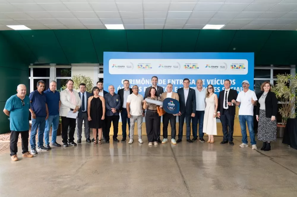 Itaipu doa mais 14 veículos para municípios e entidades assistenciais do Paraná