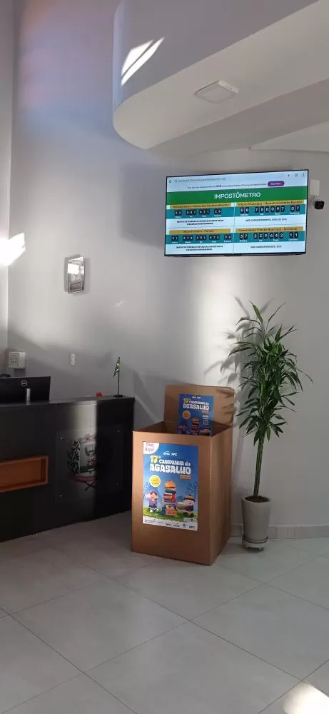 Fotos do Impostômetro: Jaqueline Galvão/Cojem Marechal 