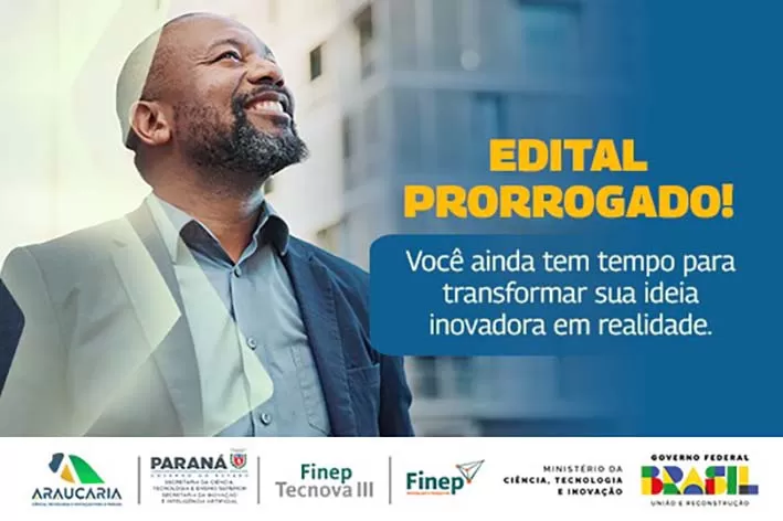 Prazo para as inscrições no Tecnova III é prorrogado até 1º de julho Foto: Fundação Araucária