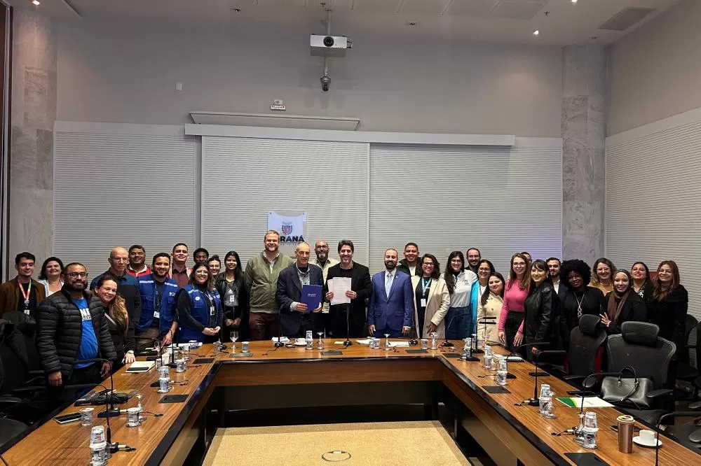 Secretaria da Justiça e Cidadania assina memorando de cooperação com braço da ONU para migrações Foto: SEJU-PR
