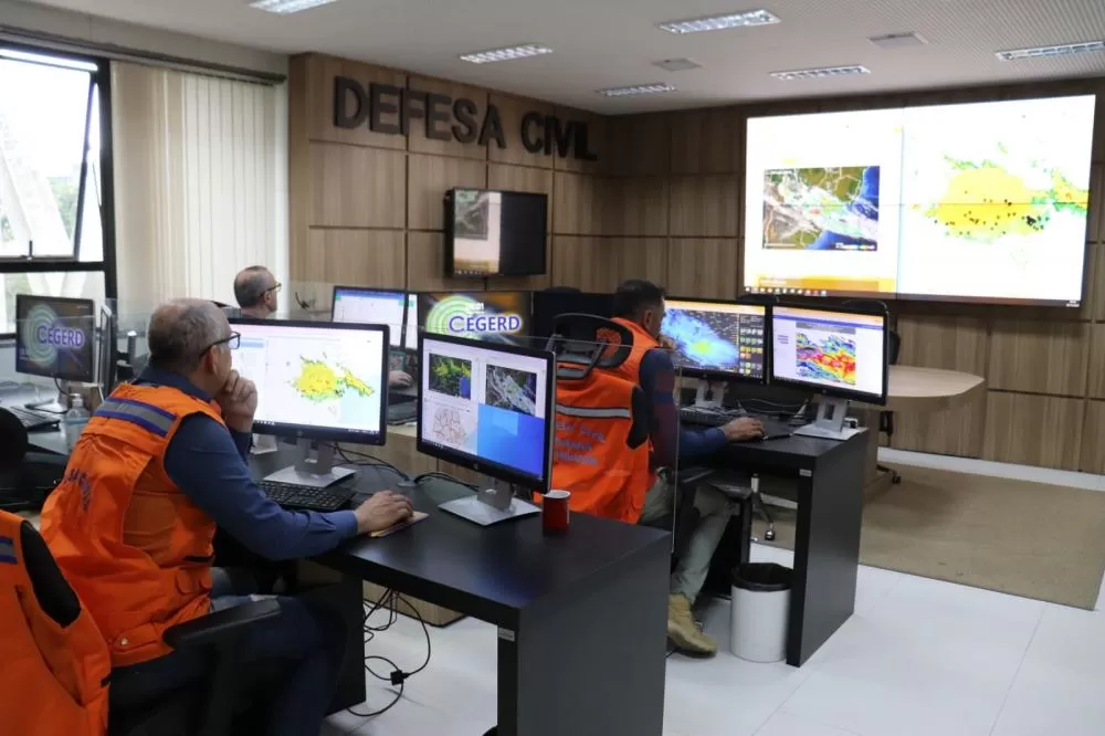 Defesa Civil do Paraná renova radar meteorológico de Cascavel Foto: Defesa Civil do Paraná