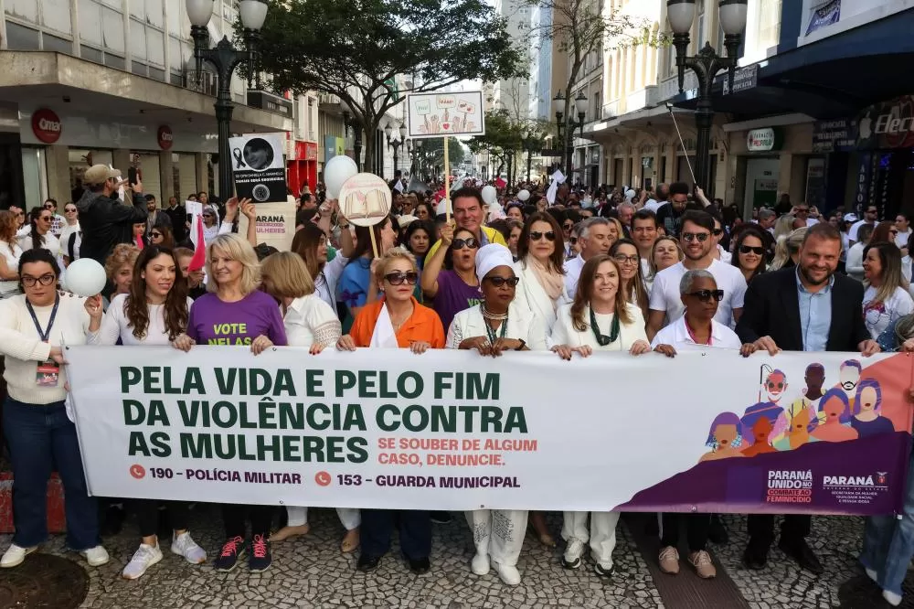 Combate ao feminicídio: 121 cidades já confirmaram a Caminhada do Meio-Dia Foto: Robson Mafra/SEMIPI