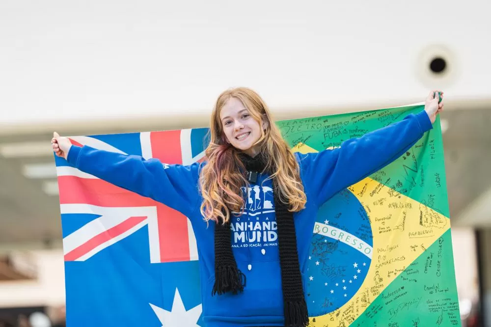 Mais 59 estudantes da rede estadual embarcam para intercâmbio na Austrália pelo Ganhando o Mundo Foto: Lucas Fermin/SEED-PR